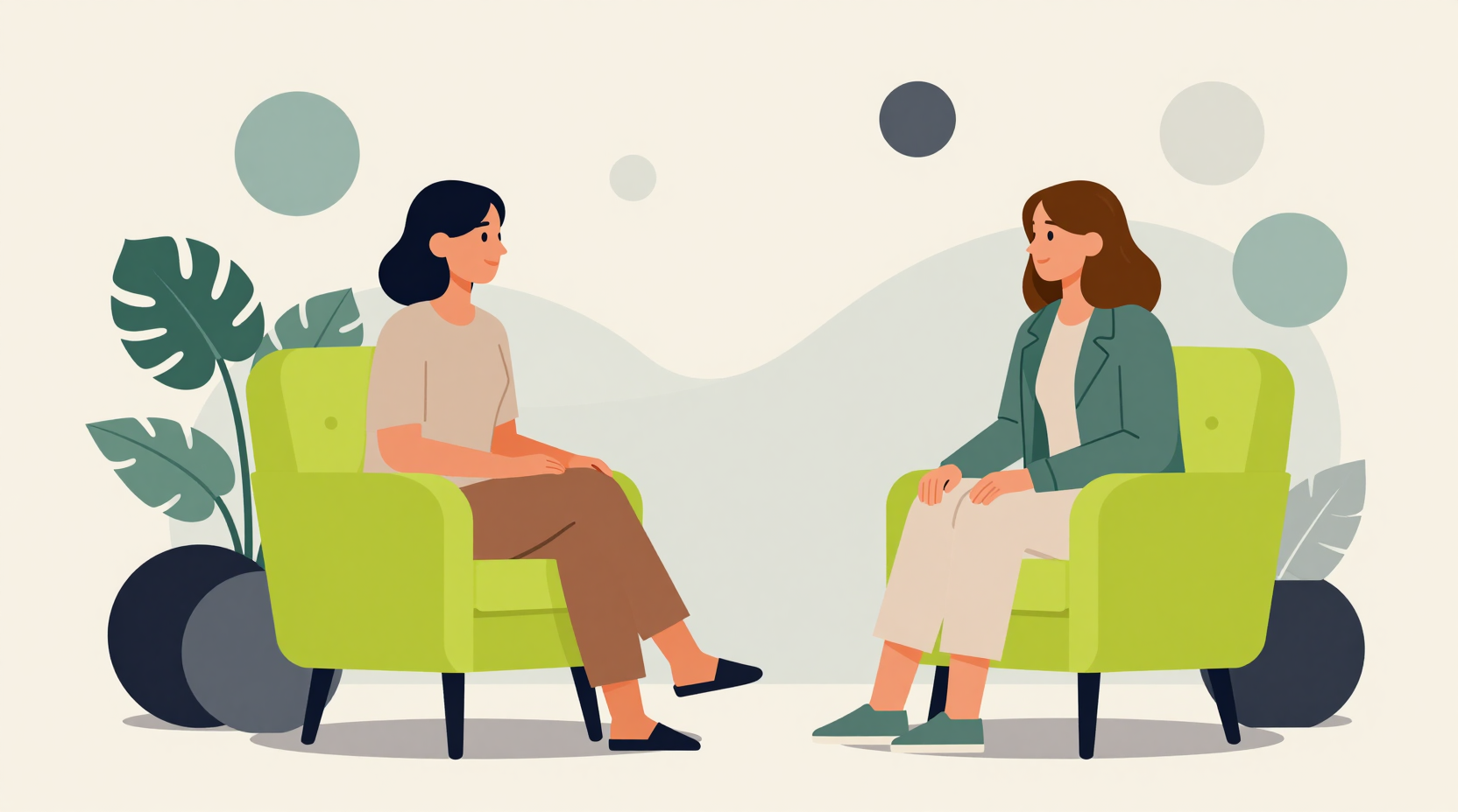 A calm counselling room in Maidstone